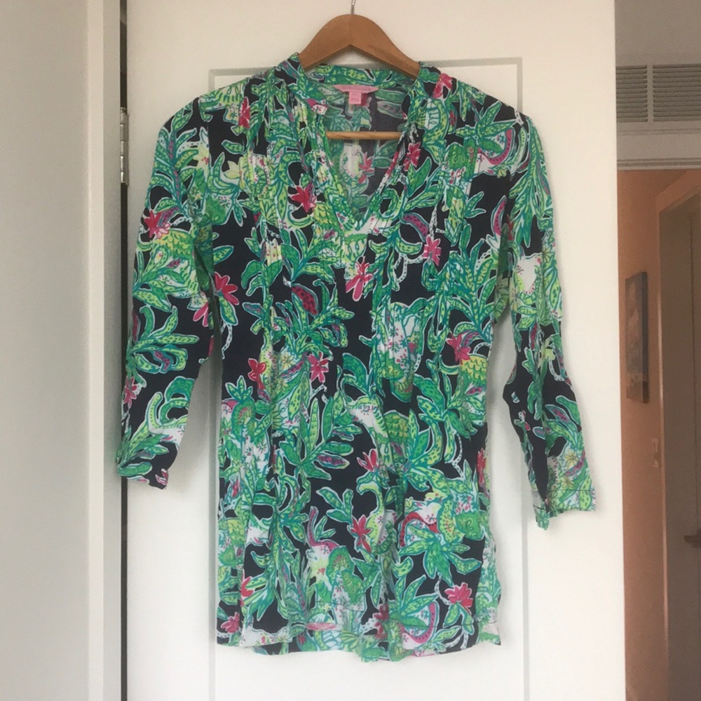 Lilly Pulitzer elephant print tunic